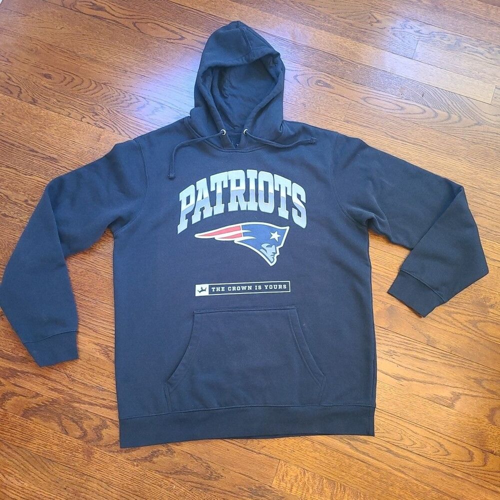NFL Team Apparel New England Patriots "The Crown Is Yours" Pullover Sweatshirt